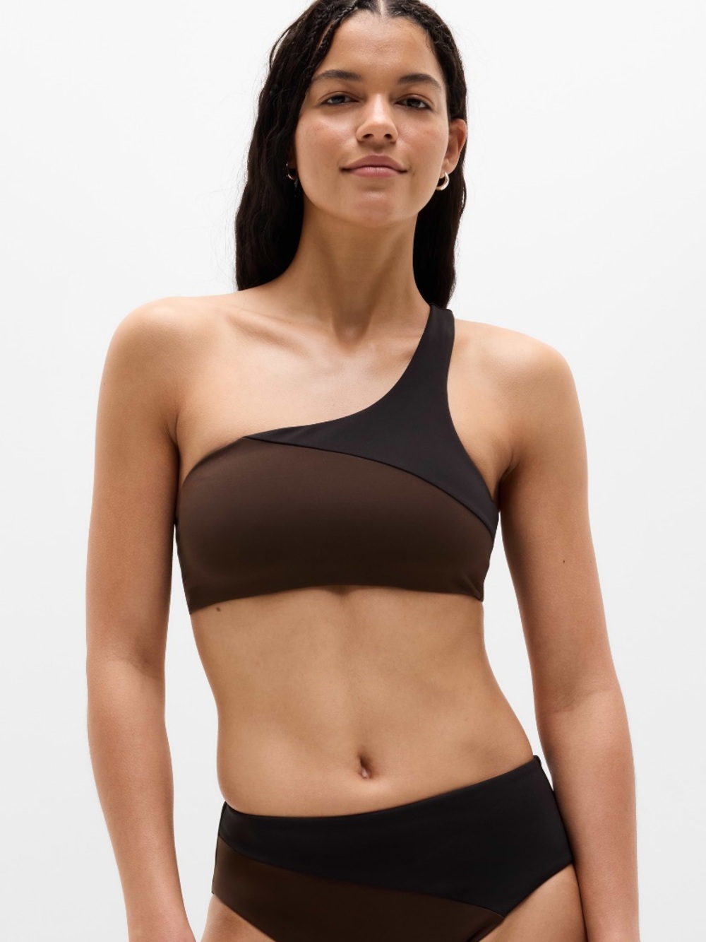Athleta shoreline asymmetrical bikini top